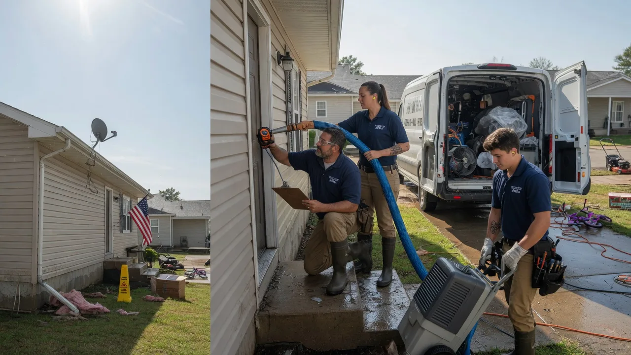 Ceiling Water Damage Restoration in Lower Salem, OH near me